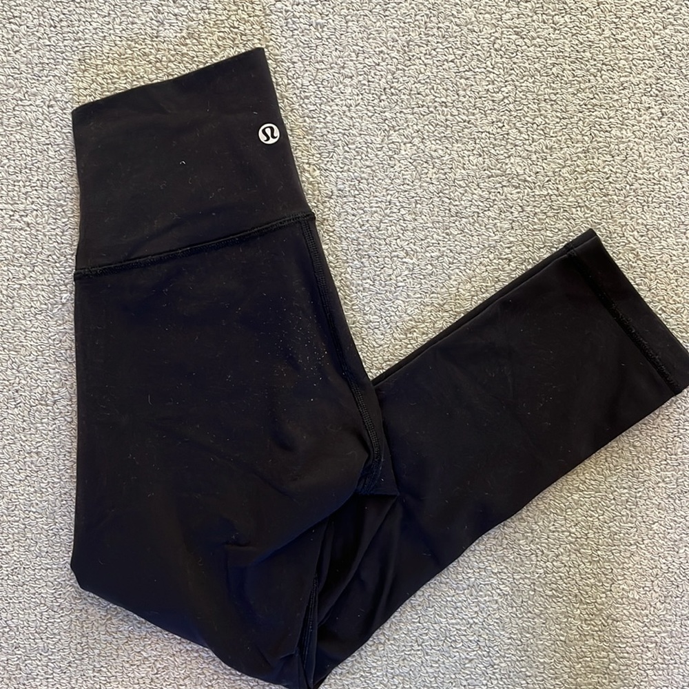 Black Lululemon Leggings 23”